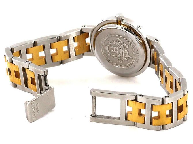 Hermès Clipper Combination Quarz Armbanduhr - Ansicht 7
