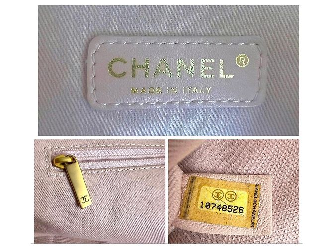 ULTRA SELTENER CHANEL 06P RUNWAY MULTICOLOR PATCHWORK TOTE HOBO BAG Pink Rot Blau Mehrfarben Beige Lila - Ansicht 13