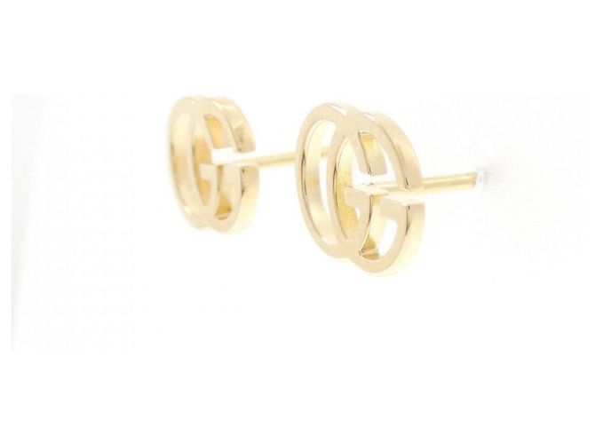 Orecchini Gucci GG Stud in oro giallo 18K - vista 2