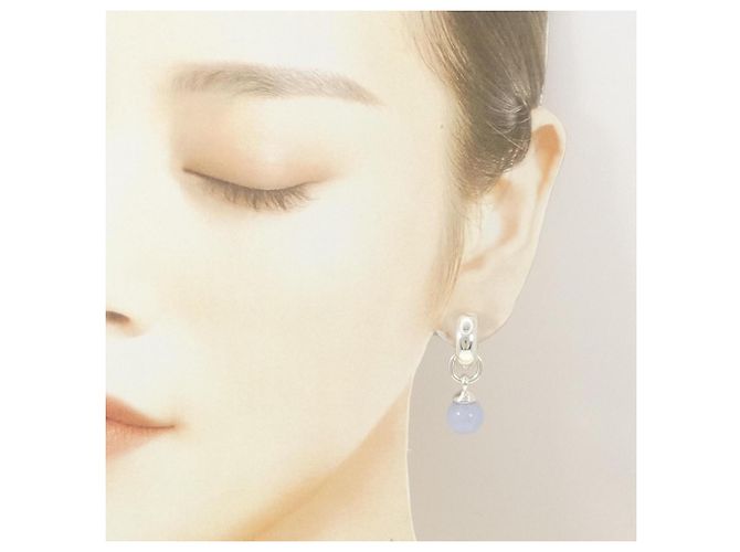 Tiffany & Co Orecchini a clip Tiffany Chalcedony - vista 4