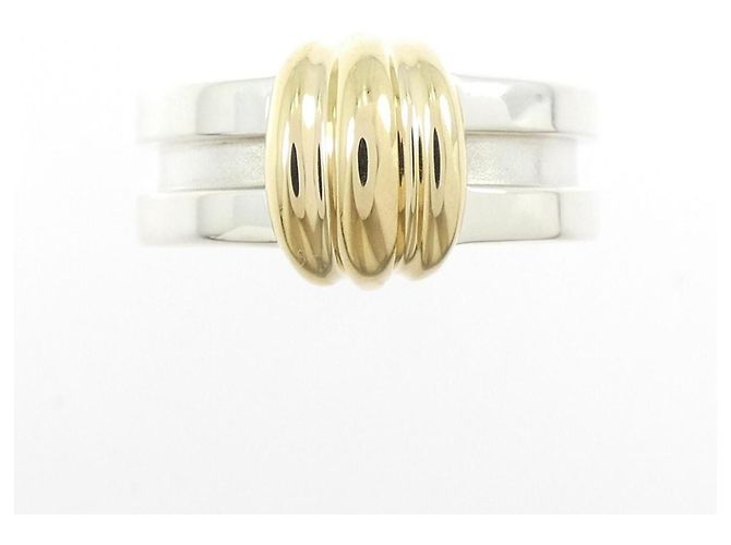 Anello a fascia in argento e oro giallo Tiffany & Co. - vista 2