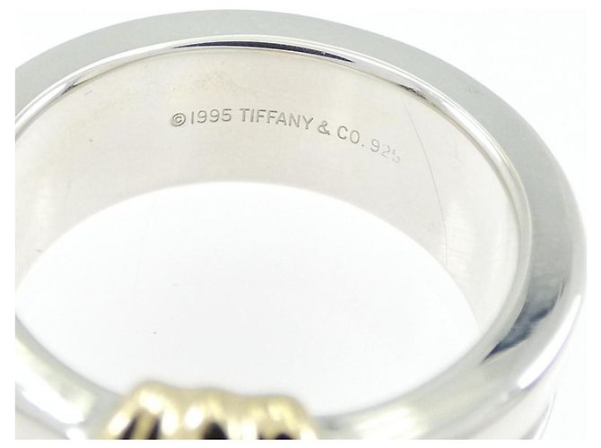 Anello a fascia in argento e oro giallo Tiffany & Co. - vista 4