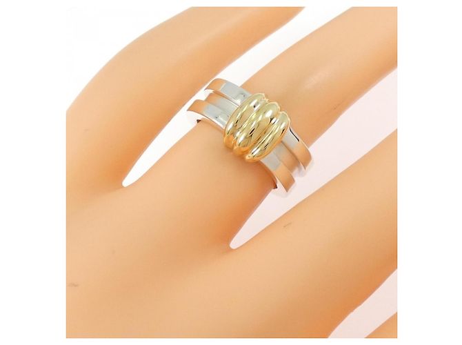 Anello a fascia in argento e oro giallo Tiffany & Co. - vista 5