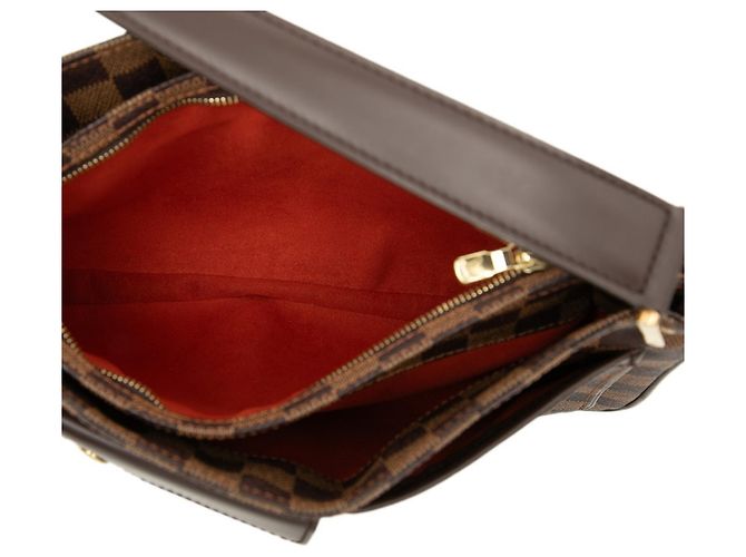 Borsa a tracolla Louis Vuitton Damier Aubagne Marrone Damier ebene - vista 4