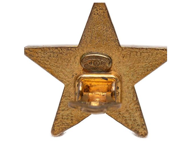Orecchini Chanel Coco Mark Star Motif Nero D'oro - vista 3