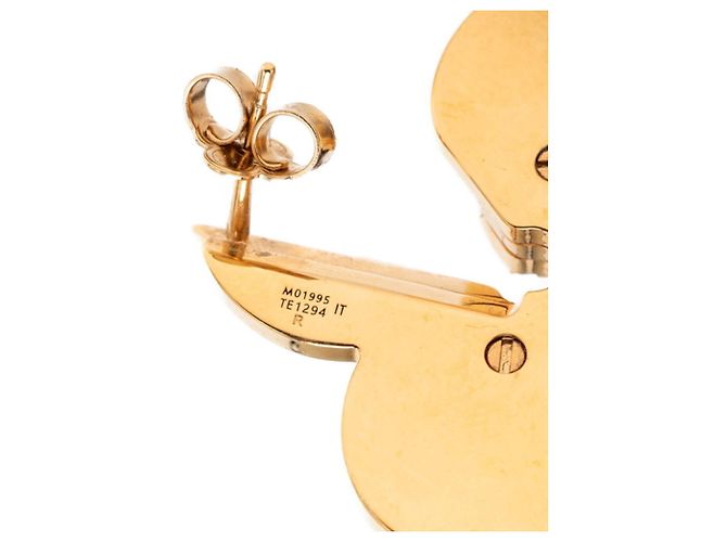Orecchini Medallion Monogram Flower LV di Louis Vuitton - vista 4