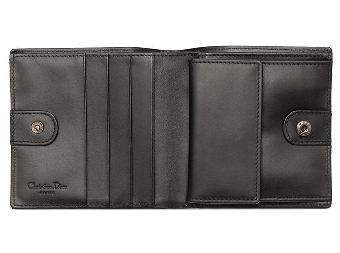 Christian Dior Bi-fold Wallet Schwarz - Ansicht 4