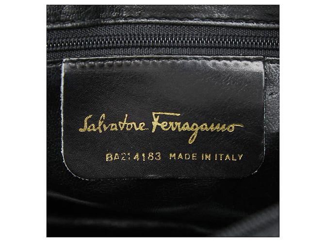 Borsa a tracolla Vara Salvatore Ferragamo Nero - vista 13