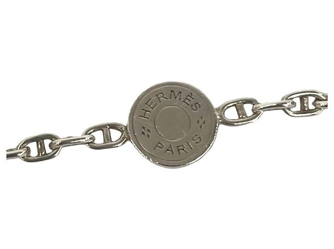 Hermès Collana HERMES Chaine d'Ancre Sellier Argento - vista 3