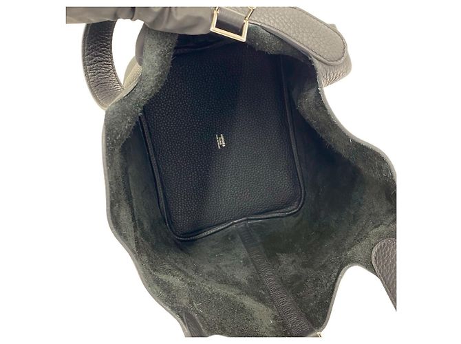 Hermès Borsa Tote Mini Hermes Picotin Lock PM Nero - vista 9