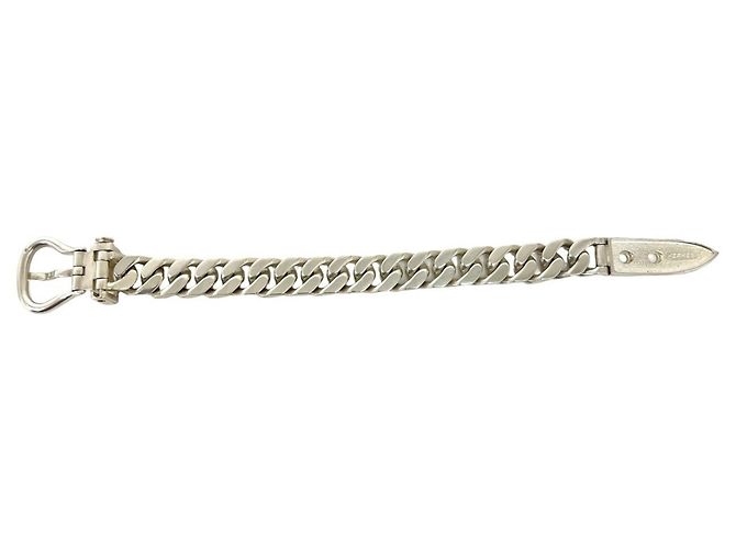 Hermès HERMES Boucles Sellier MM Bracciale Argento - vista 6