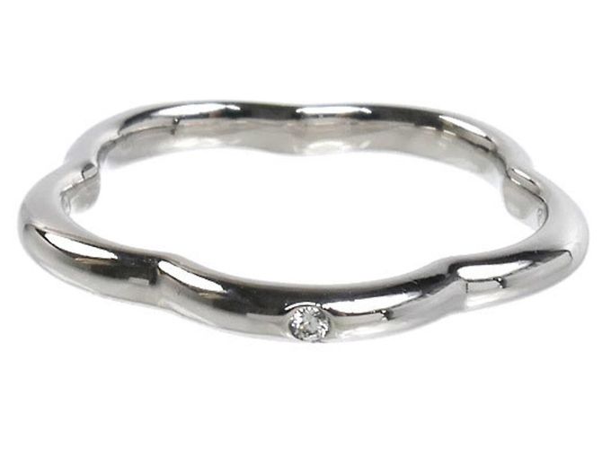 Chanel 18K Weißgold Camellia Diamant Ring - Ansicht 3
