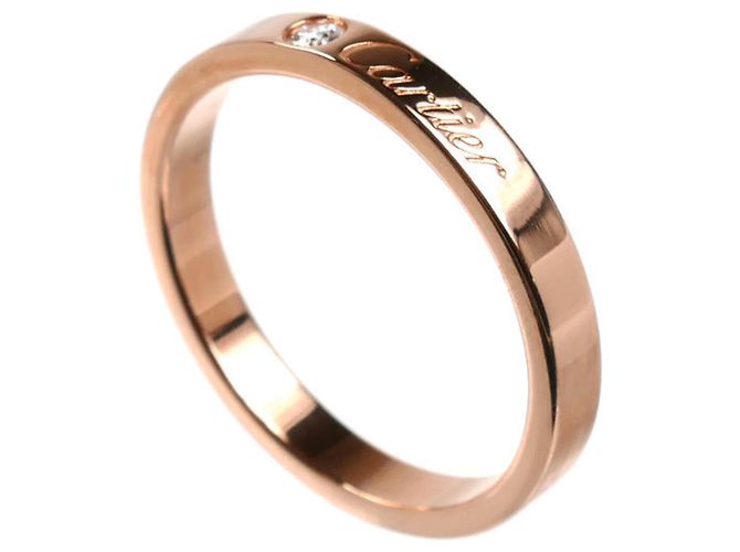 Fede Cartier in oro rosa 18K - vista 2