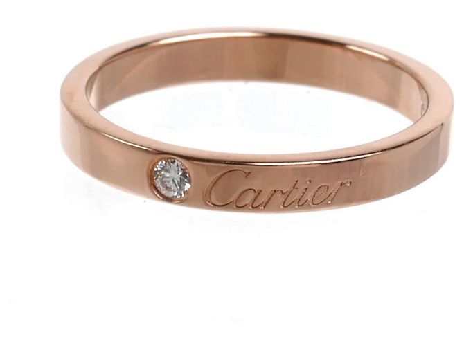 Fede Cartier in oro rosa 18K - vista 3