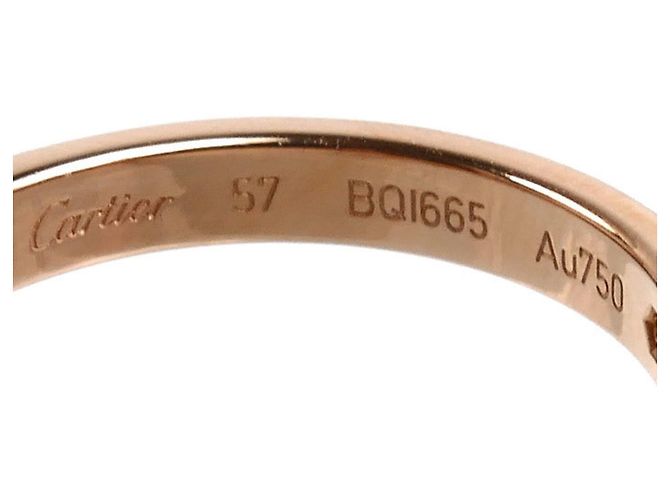 Fede Cartier in oro rosa 18K - vista 5