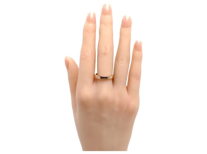 Fede Cartier in oro rosa 18K - vista 7