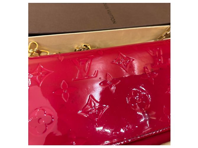 Borsa Louis Vuitton Ana Monogram Vernis Rosso - vista 2