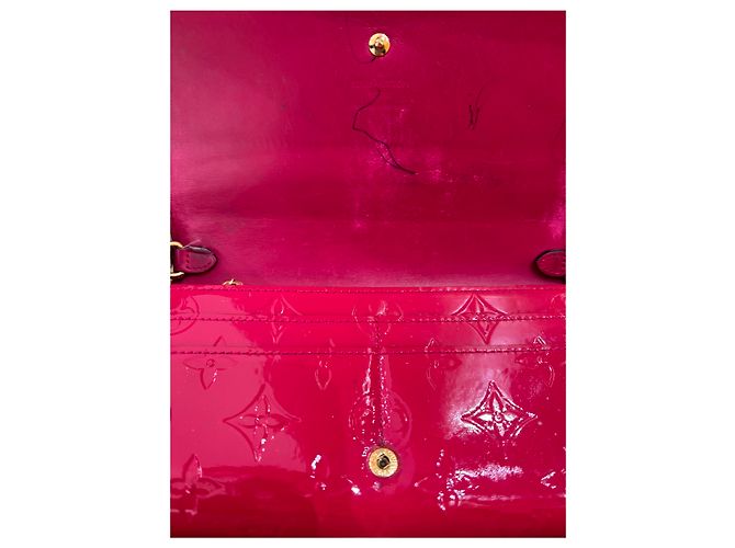 Borsa Louis Vuitton Ana Monogram Vernis Rosso - vista 3