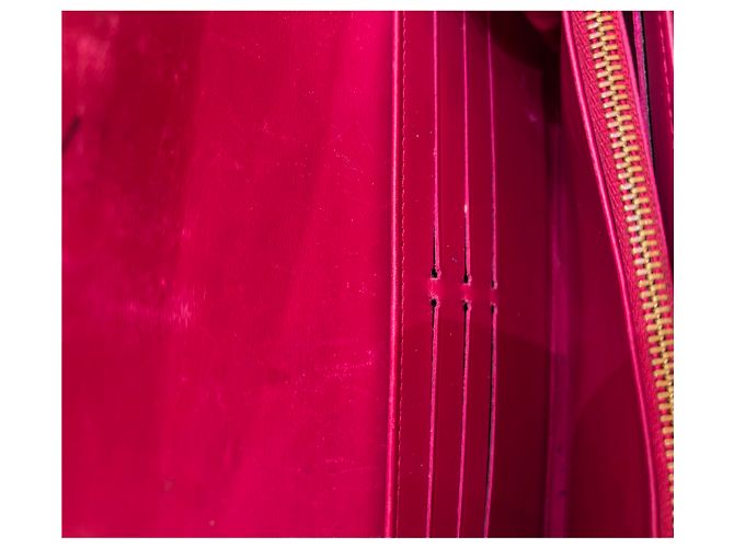 Borsa Louis Vuitton Ana Monogram Vernis Rosso - vista 4