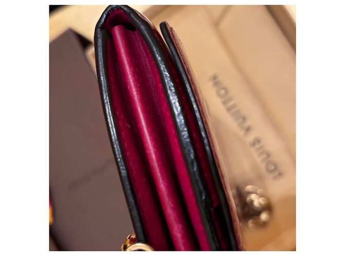 Borsa Louis Vuitton Ana Monogram Vernis Rosso - vista 6