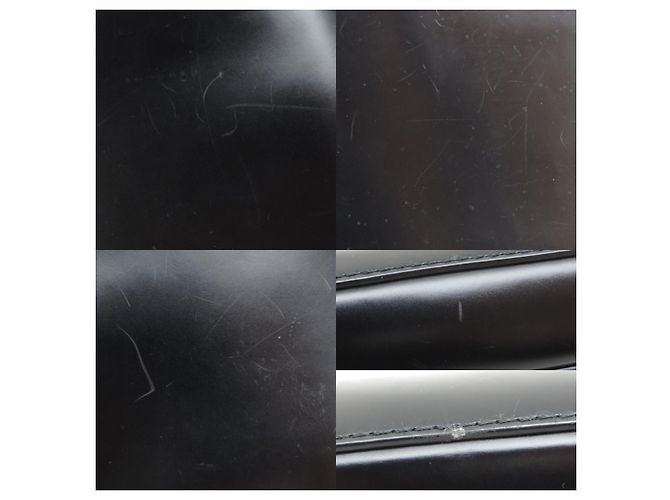 Borsa a tracolla in pelle nera Prada Sydney Nero - vista 8