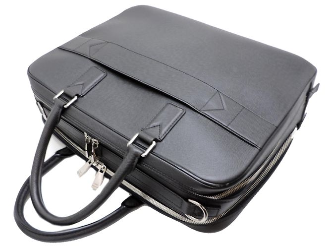 Borsa Business Alexander da donna Louis Vuitton Nero Grigio - vista 4