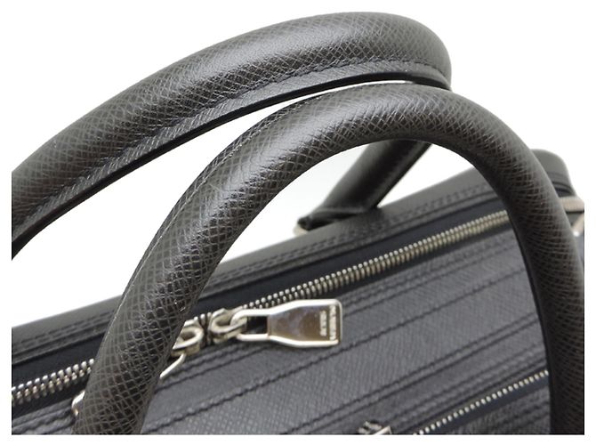 Borsa Business Alexander da donna Louis Vuitton Nero Grigio - vista 5