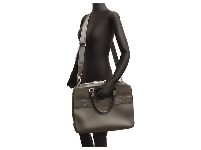 Borsa Business Alexander da donna Louis Vuitton Nero Grigio - vista 9