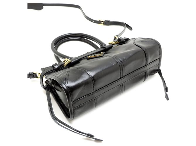 Mini borsa in pelle Bonnie di Prada Nero - vista 3