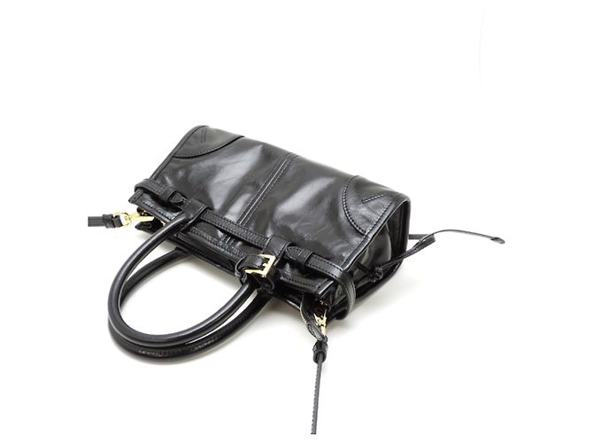 Mini borsa in pelle Bonnie di Prada Nero - vista 4