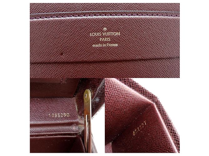Valigetta in pelle Taiga Louis Vuitton Marrone - vista 6