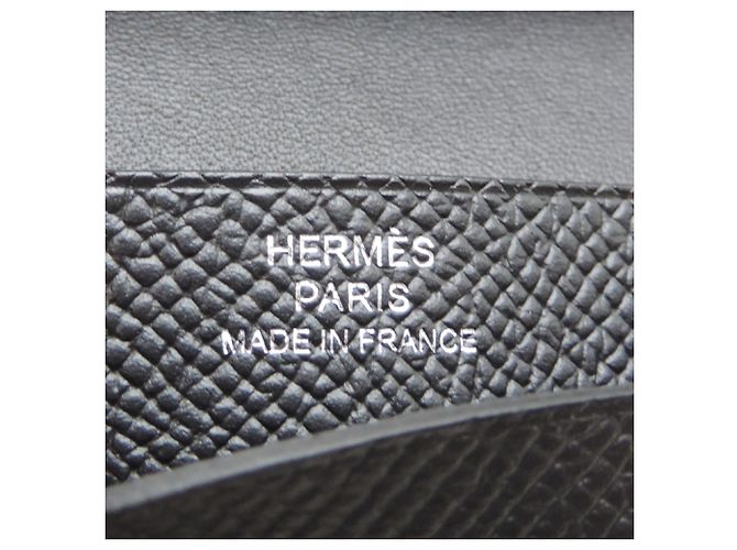Tarjetero Hermès Bearn Mini Negro - vista 6