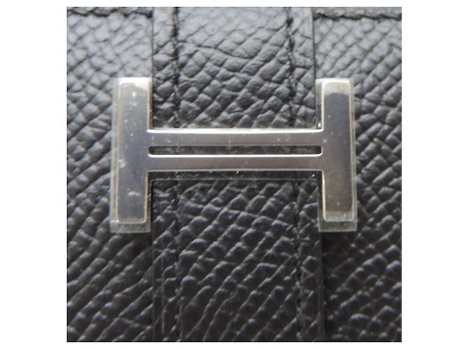 Tarjetero Hermès Bearn Mini Negro - vista 8
