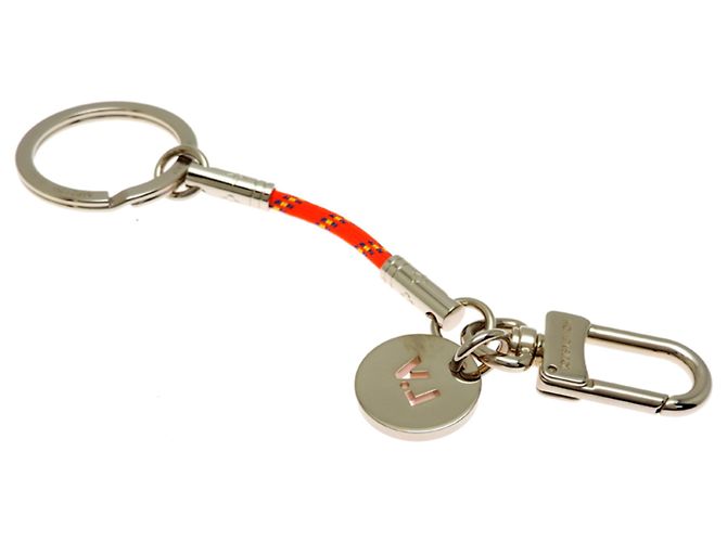 Portefeuille Adventure Keychain Louis Vuitton MP2129 Argento Arancione - vista 3