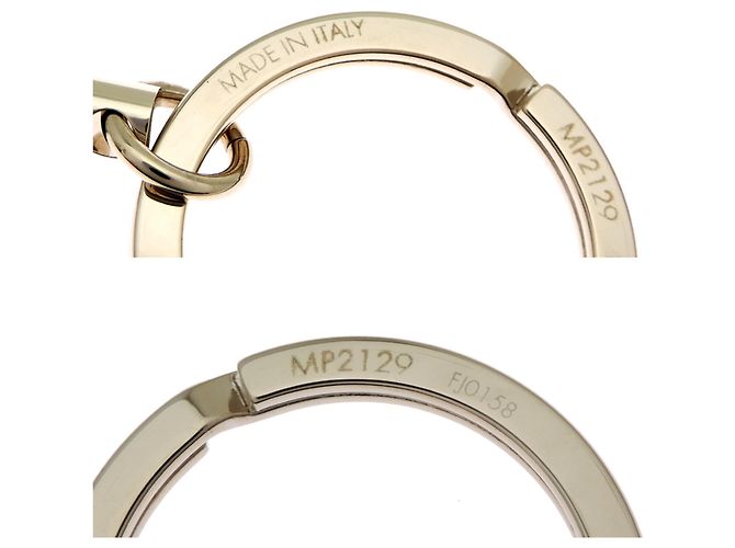 Portefeuille Adventure Keychain Louis Vuitton MP2129 Argento Arancione - vista 7