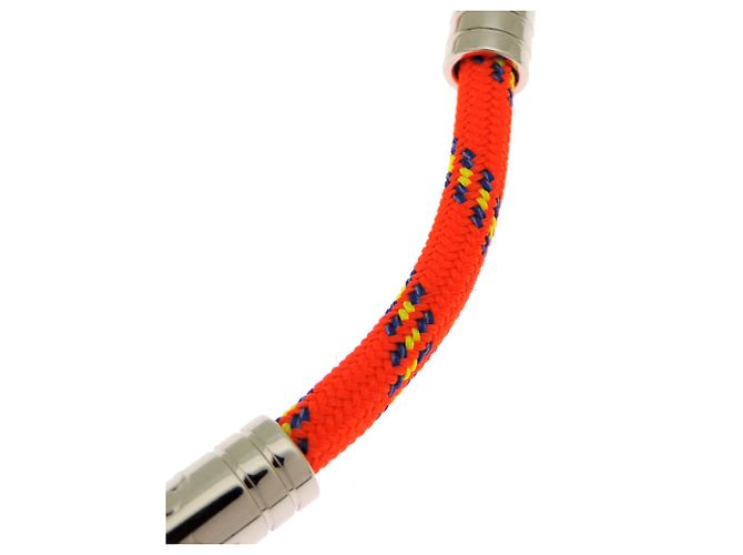 Portefeuille Adventure Keychain Louis Vuitton MP2129 Argento Arancione - vista 8