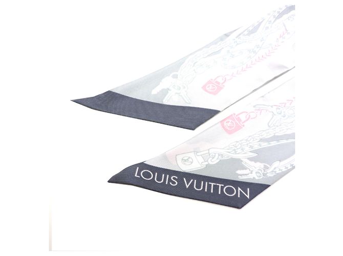 Louis Vuitton Bandeau BB Seidentuch Braun Pink - Ansicht 6