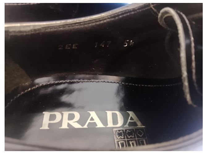 Scarpe eleganti Prada in pelle nera Nero - vista 5