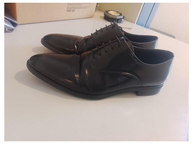 Scarpe eleganti Prada in pelle nera Nero - vista 8