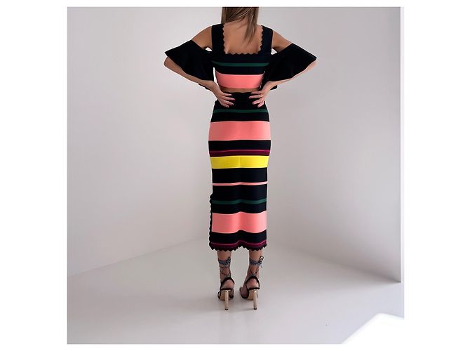 Autre Marque Set con top in maglia a righe e gonna Apiece Apart - vista 12