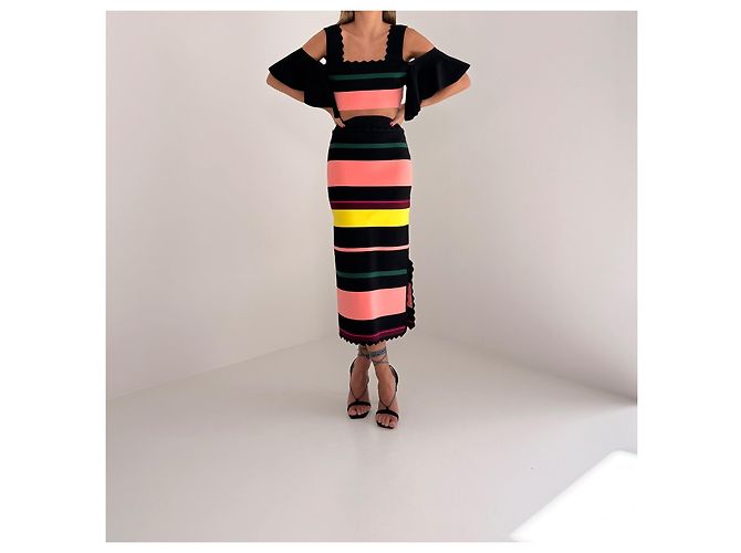Autre Marque Set con top in maglia a righe e gonna Apiece Apart - vista 3