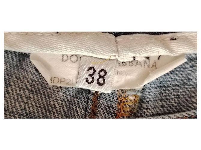 Dolce & Gabbana Vaqueros Flare Distressed Azul - vista 4