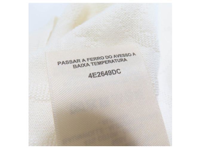 Hermès Hermes Naoussa Chne Dunkel Ivory Silk Knit Crudo - vista 7