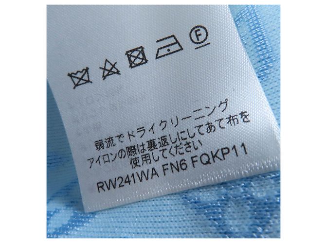 Set 2way in seta jacquard Monogram Louis Vuitton Blu Blu chiaro - vista 12