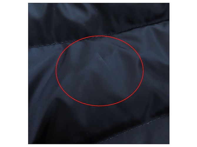 Moncler FLAMME GIUBBOTTO Abrigo de nylon y plumón Azul Azul marino - vista 14