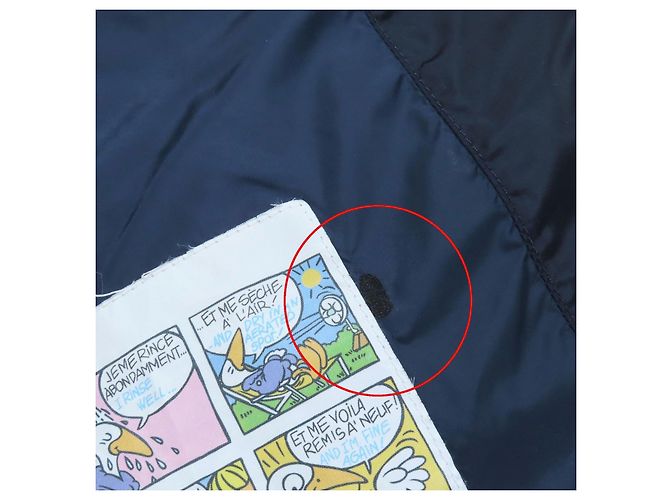 Moncler FLAMME GIUBBOTTO Abrigo de nylon y plumón Azul Azul marino - vista 15