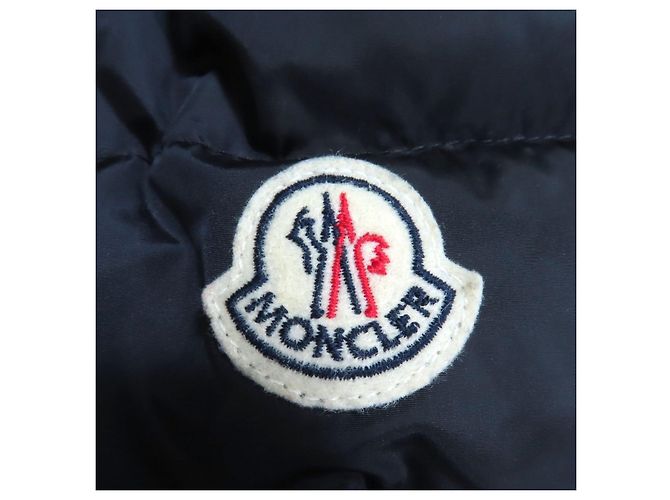 Moncler FLAMME GIUBBOTTO Abrigo de nylon y plumón Azul Azul marino - vista 6