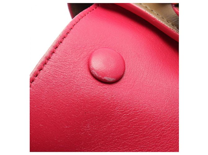 Céline Borsa a mano CELINE Trapeze Small in pelle Marrone Rosa - vista 8