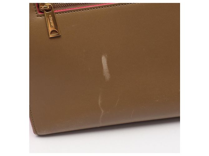 Céline Borsa a mano CELINE Trapeze Small in pelle Marrone Rosa - vista 9