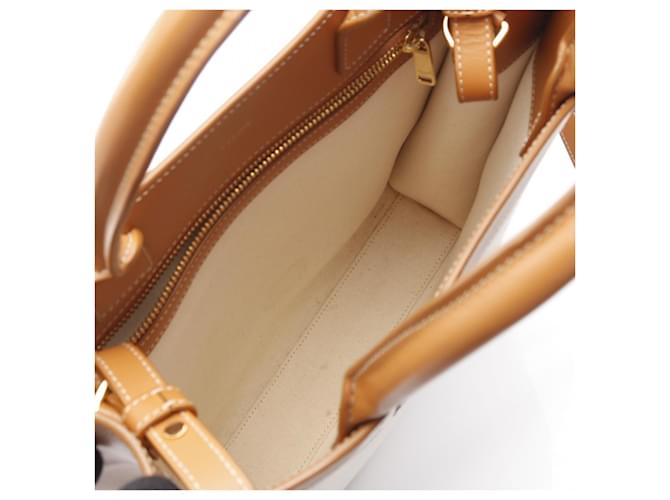Cabas Céline Borsa Tote Verticale Celine Small Marrone Bianco - vista 3